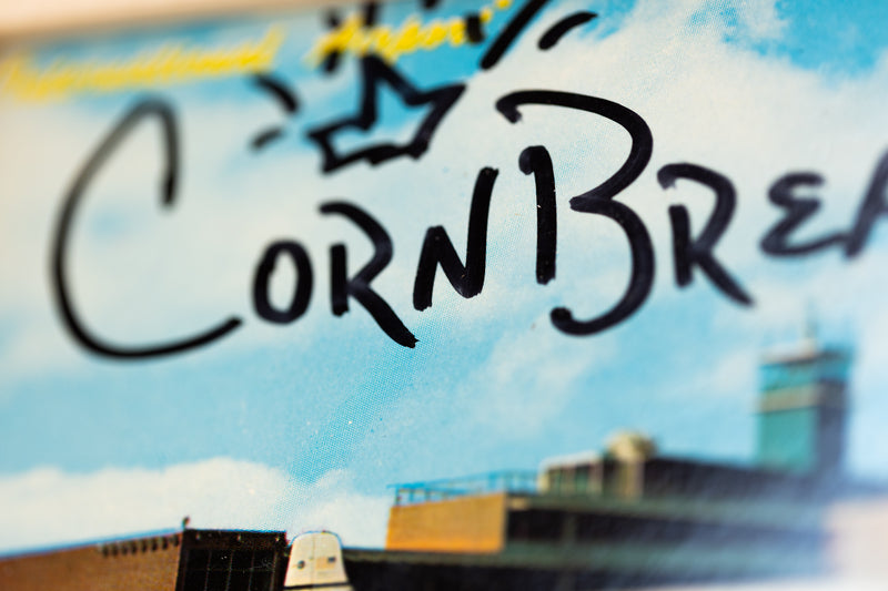 Cornbread AIR TERMINAL BUILDING Postcard