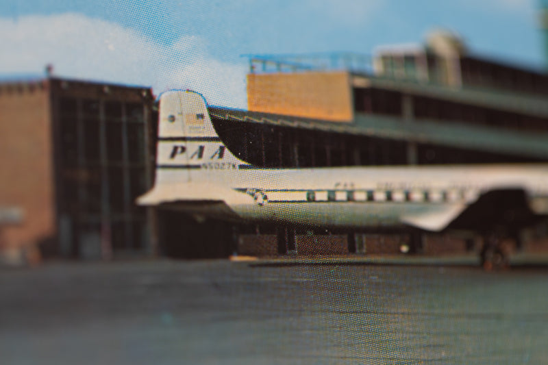 Cornbread AIR TERMINAL BUILDING Postcard
