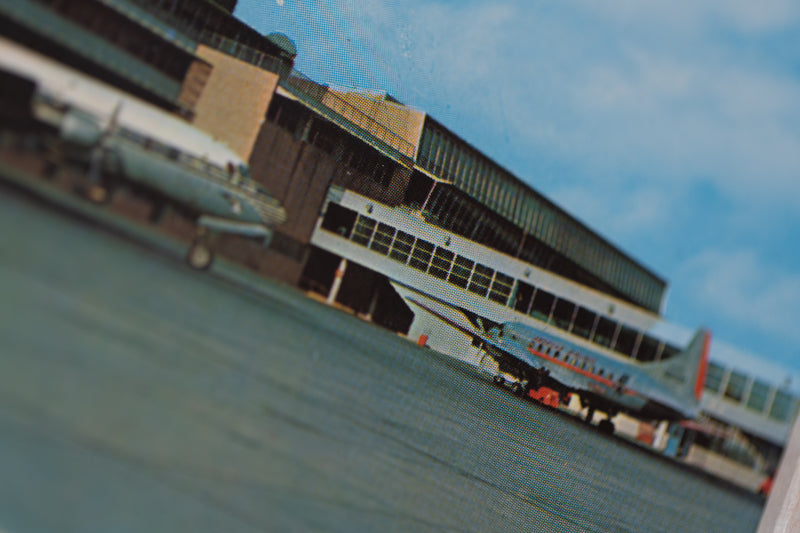 Cornbread AIR TERMINAL BUILDING Postcard