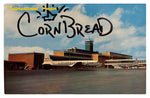 Cornbread AIR TERMINAL BUILDING Postcard
