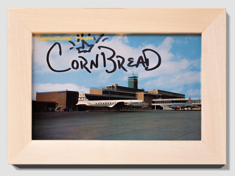Cornbread AIR TERMINAL BUILDING Postcard