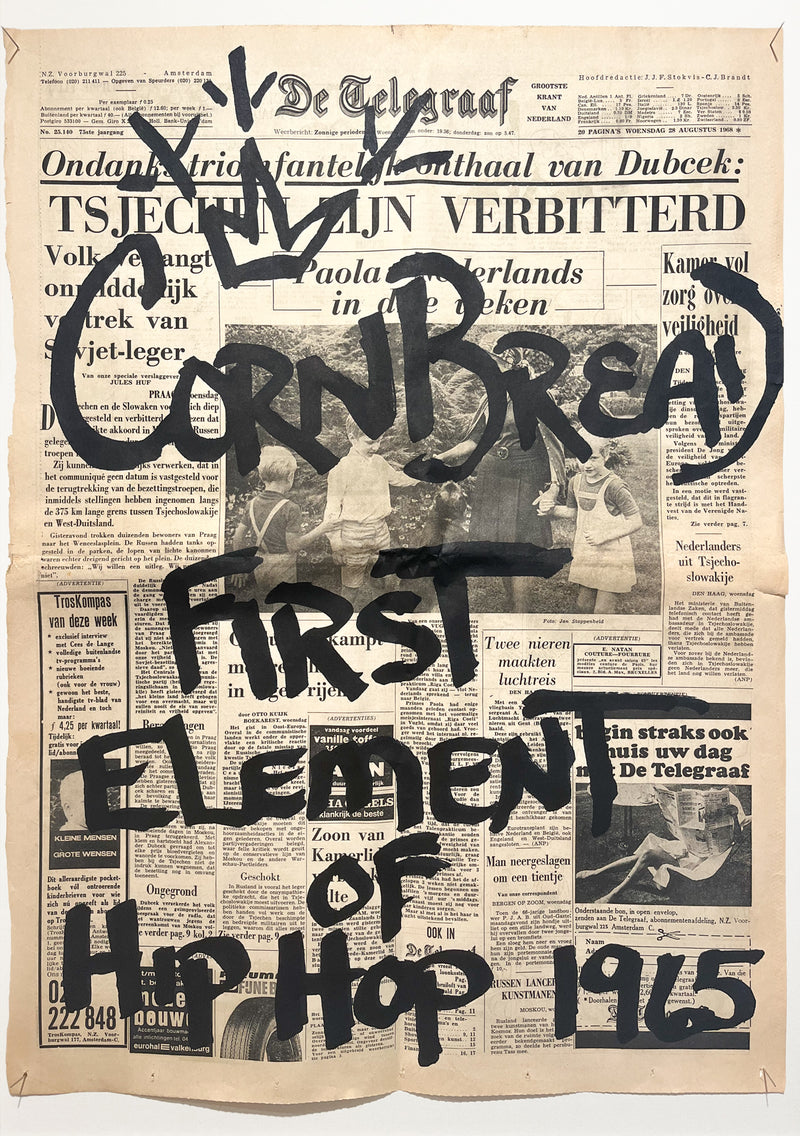 Cornbread Tags De Telegraaf: First Element of Hip Hop 1965