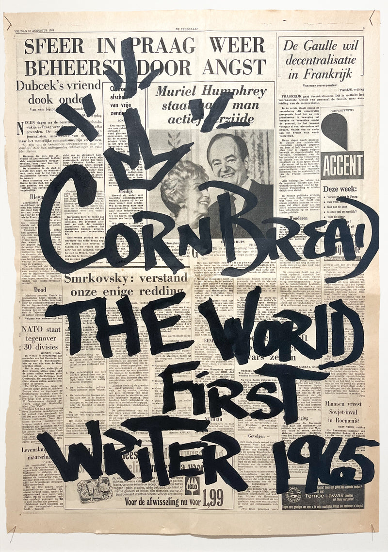 Cornbread Tags De Telegraaf: The World First Writer 1965