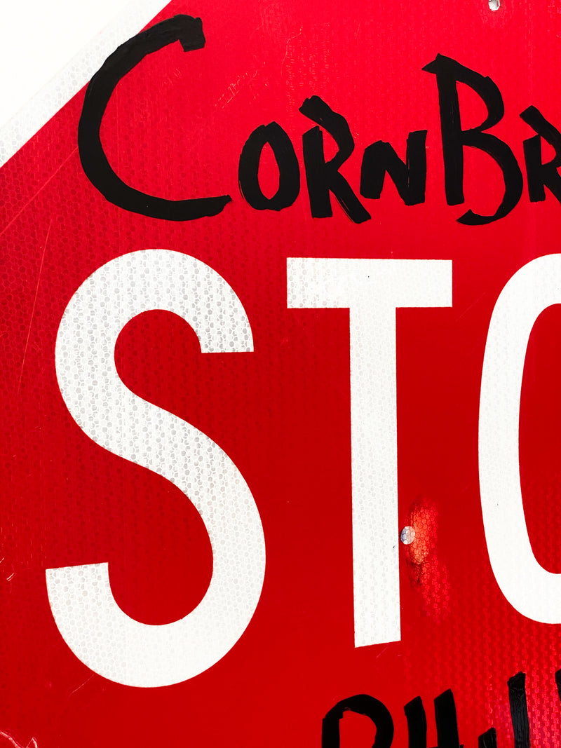 Cornbread Philly Stop Sign