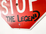 Cornbread the Legend Stop Sign