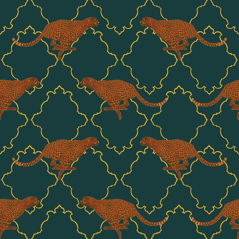 Cheetah Print Wallpaper by Crystal Latimer