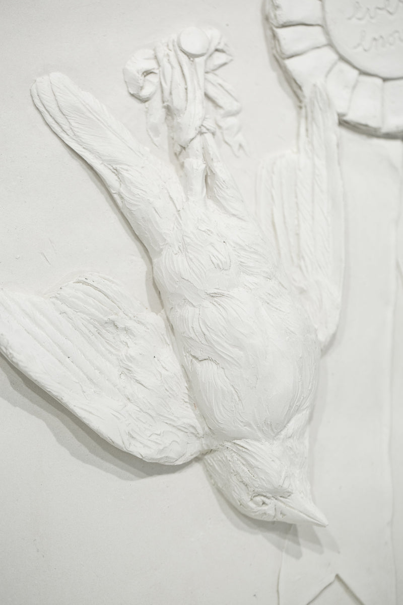 Is it ever enough? after Houdon’s The Dead Thrush (La Grive Morte)