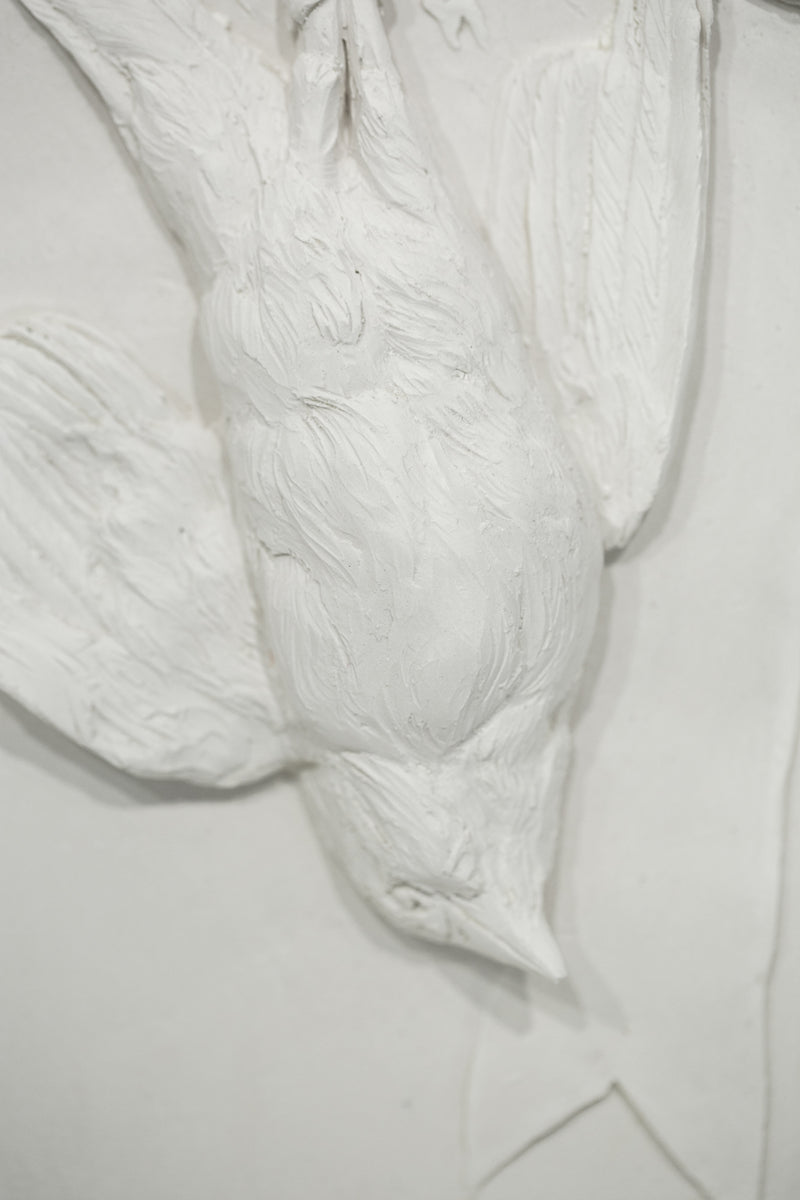 Is it ever enough? after Houdon’s The Dead Thrush (La Grive Morte)