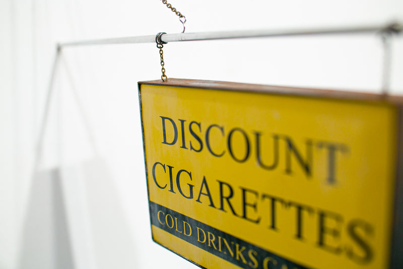 Discount Cigarettes Sign