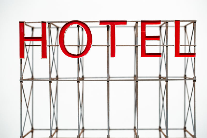 Hotel Sign (red)