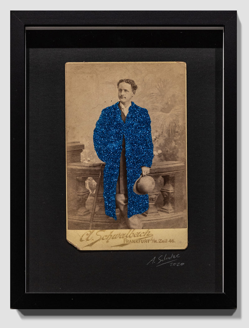 Man in Blue Glitter
