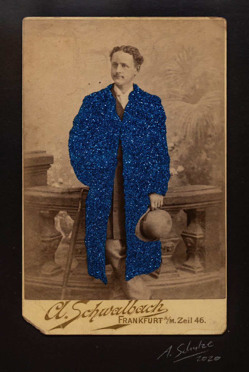Man in Blue Glitter