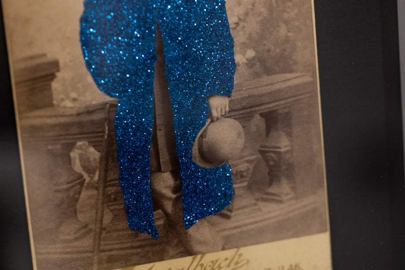 Man in Blue Glitter