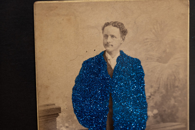 Man in Blue Glitter