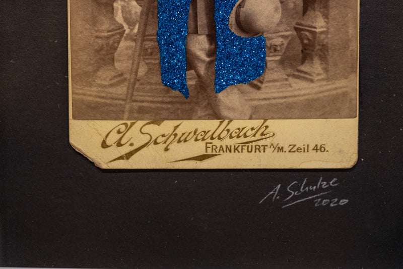 Man in Blue Glitter