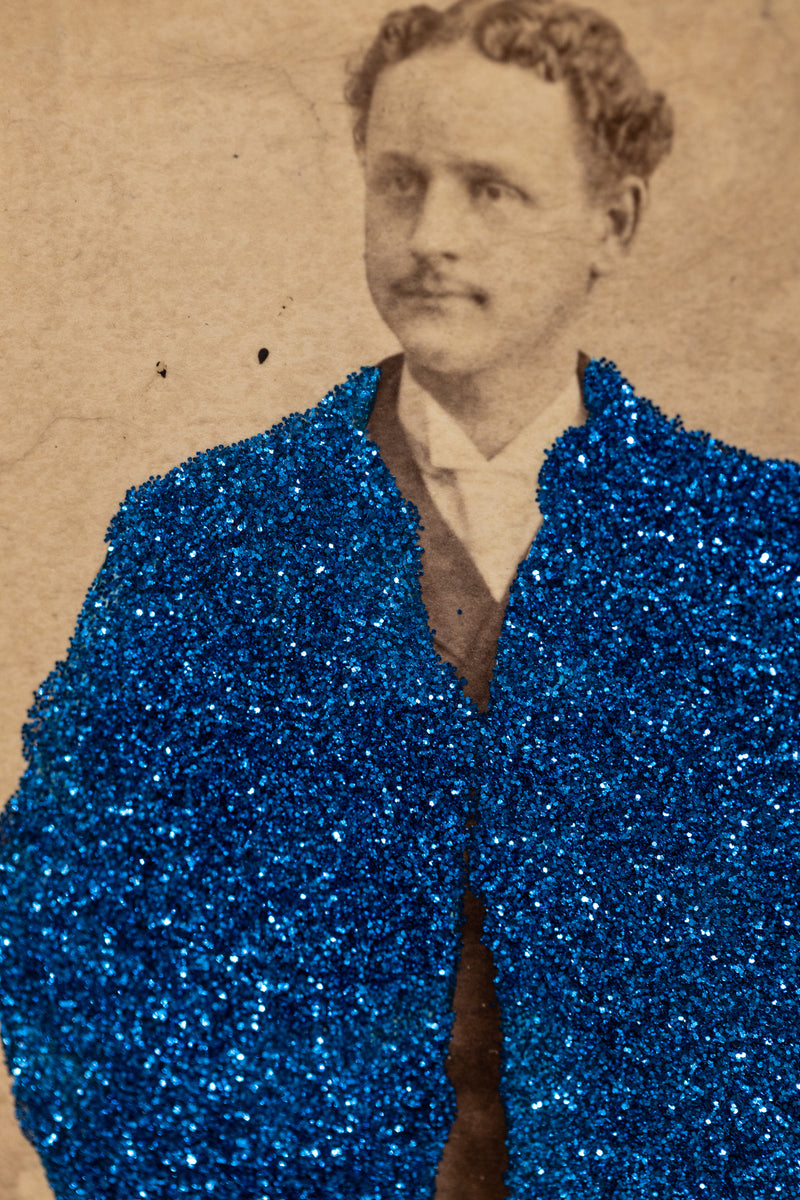 Man in Blue Glitter