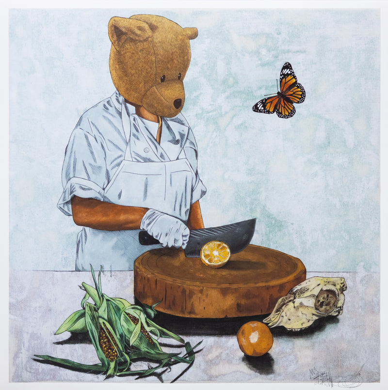 Mariposa III (Hand-Embellished "Cristina" Print)