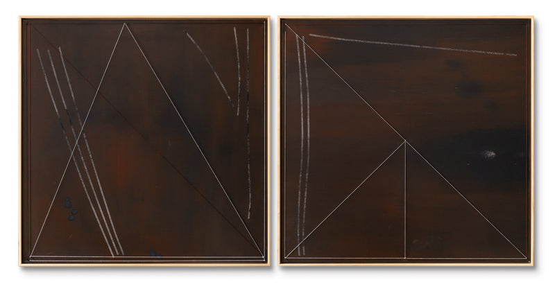 RED HILLS RED RIVER (diptych)