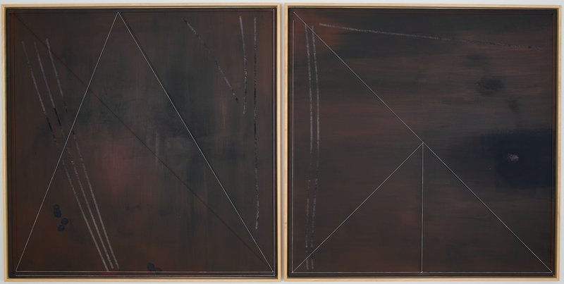 RED HILLS RED RIVER (diptych)