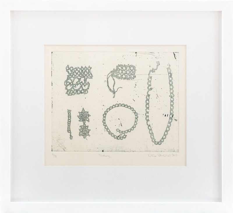Tatting (framed)