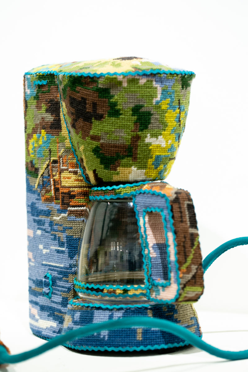 Turquoise Coffee Brewer