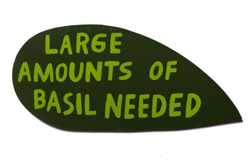 large amounts of basil needed