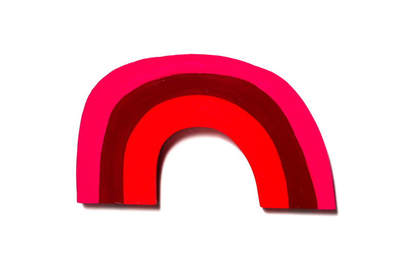 medium pink/red rainbow