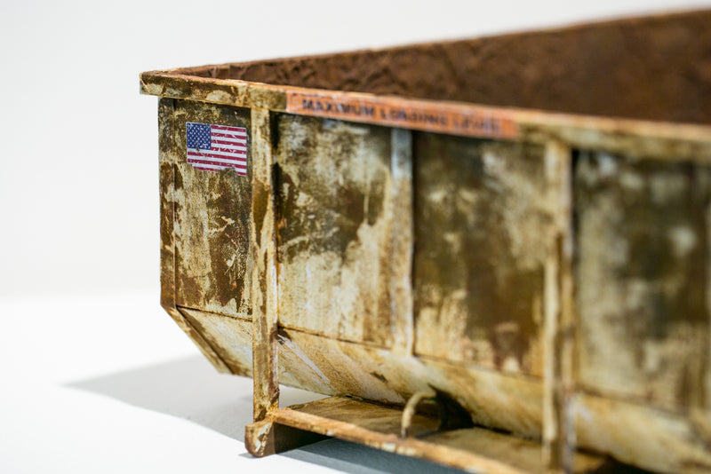 White Dumpster