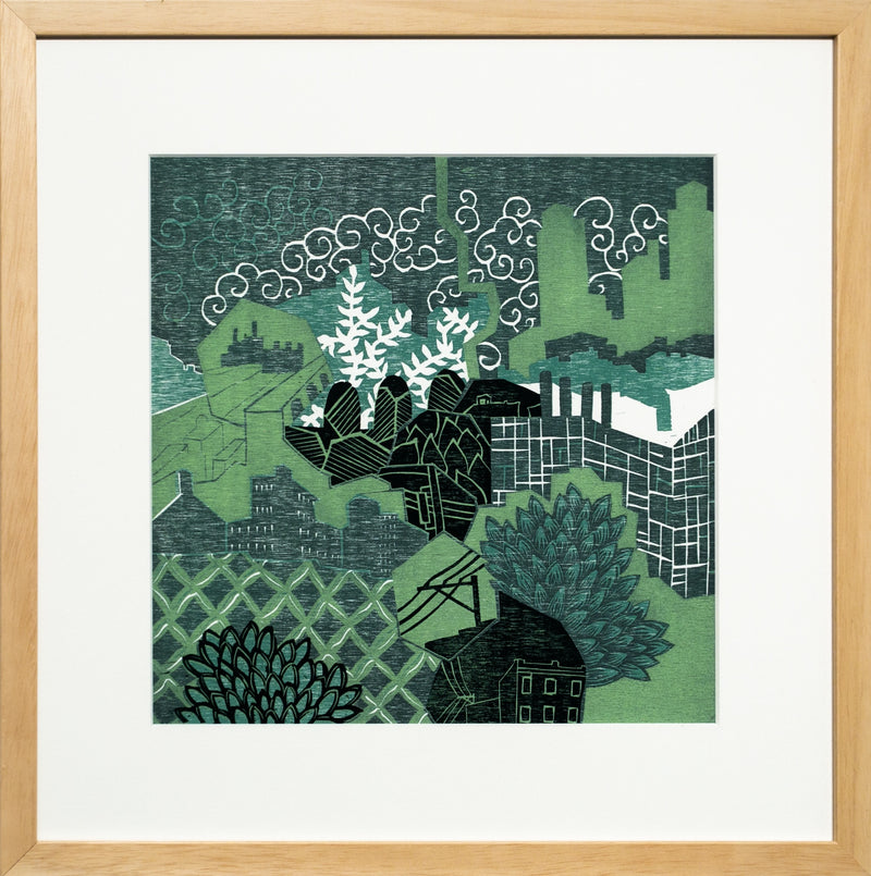 Daydream in Green (Framed)