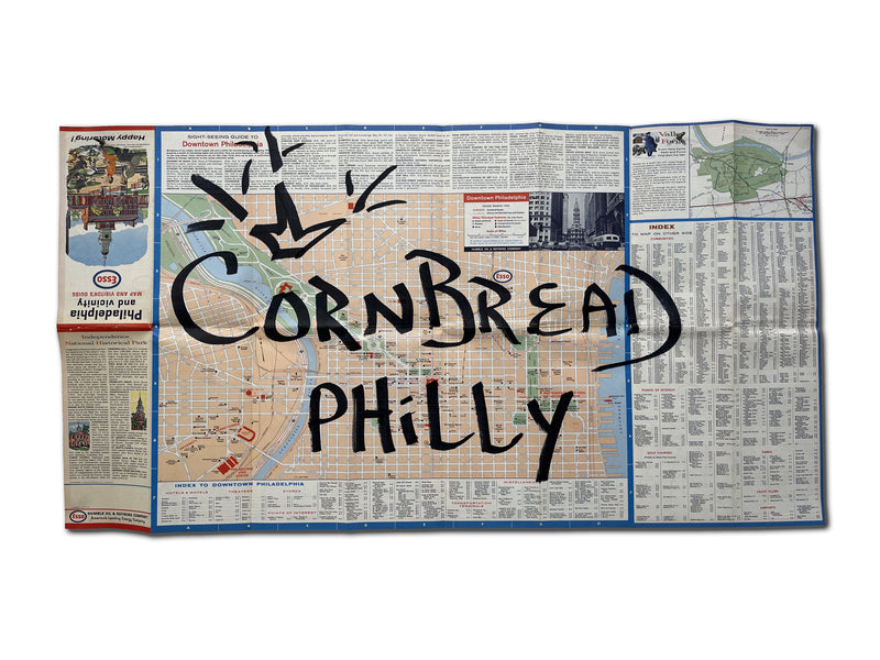 Cornbread Philly ESSO Happy Motoring! Philadelphia Map