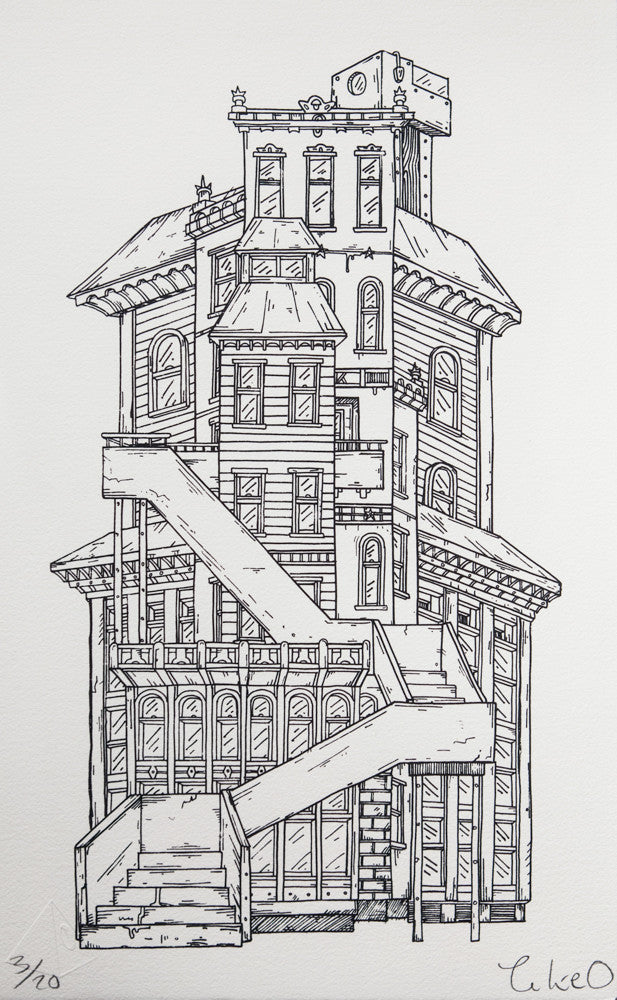 Staircase Place - Unframed