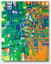 Green and Orange Map