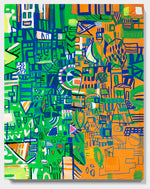 Green and Orange Map