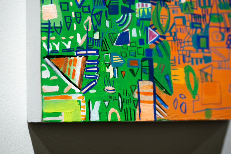 Green and Orange Map