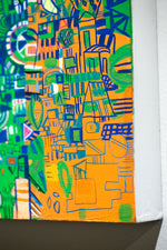 Green and Orange Map