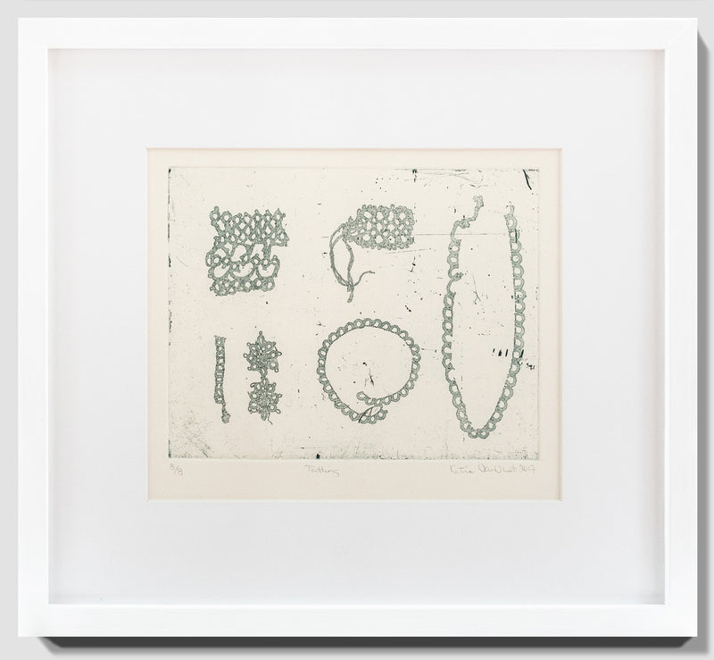 Tatting (framed)